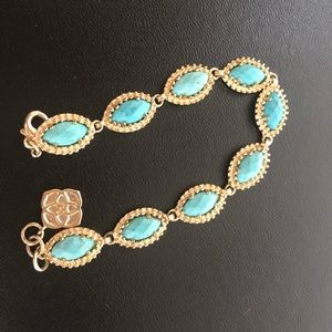 Kendra Scott blue stone bracelet